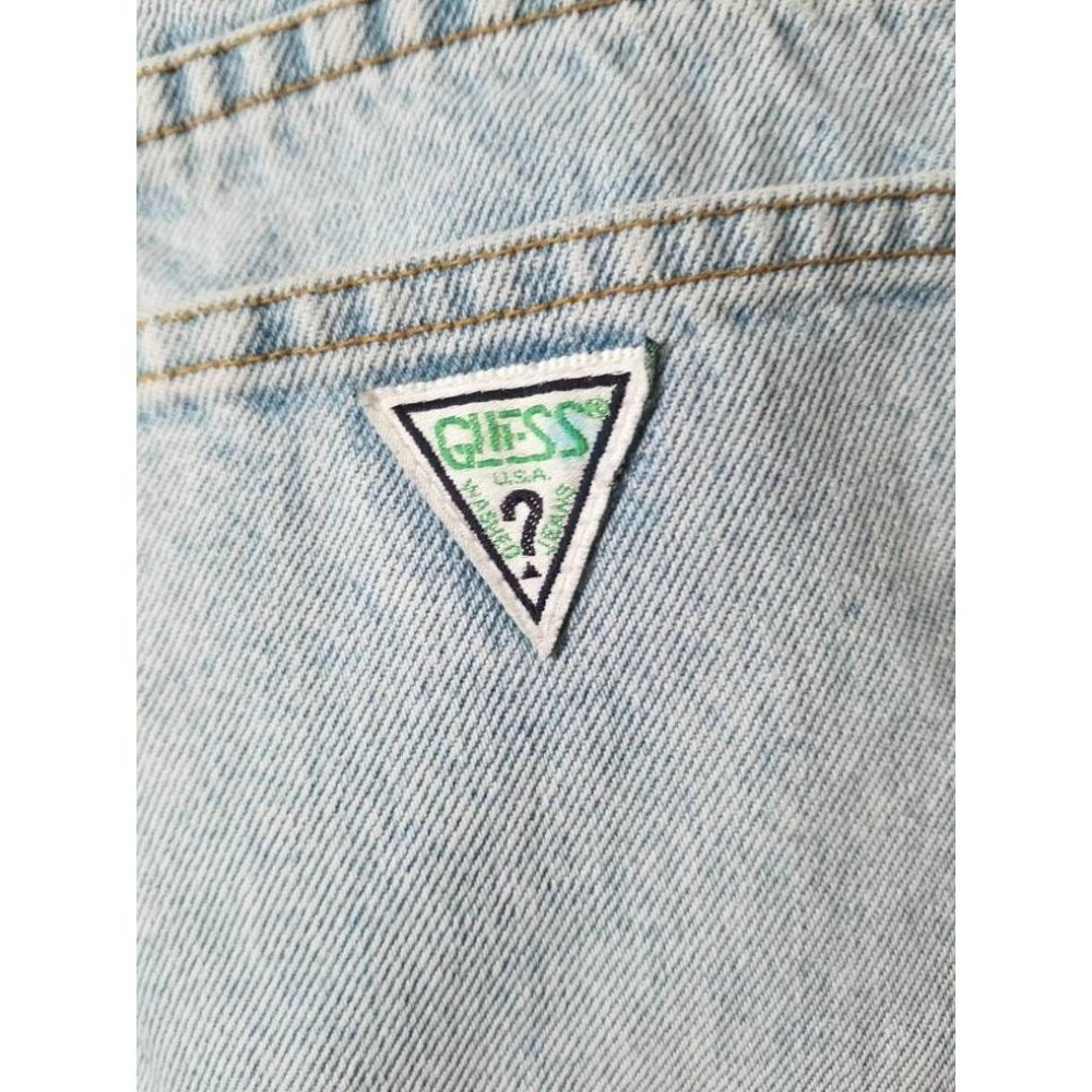 Vintage 80s 90s Guess Jeans, High Waist, Relaxed Fit, Tapered Unisex 30 x 31 - Picture 3 of 10